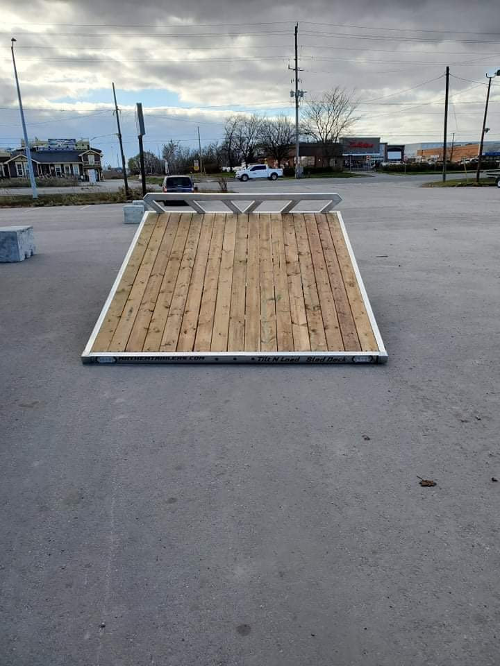 Mayhem trailers aluminum double atv snowmobile trailer photo 4