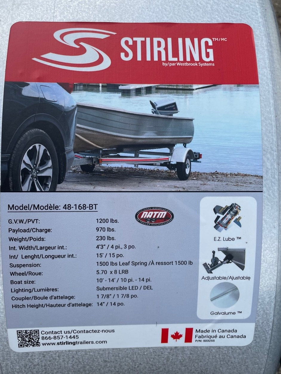 PERSONAL WATERCRAFT TRAILER - SMALL BOAT PWC1500 photo 5