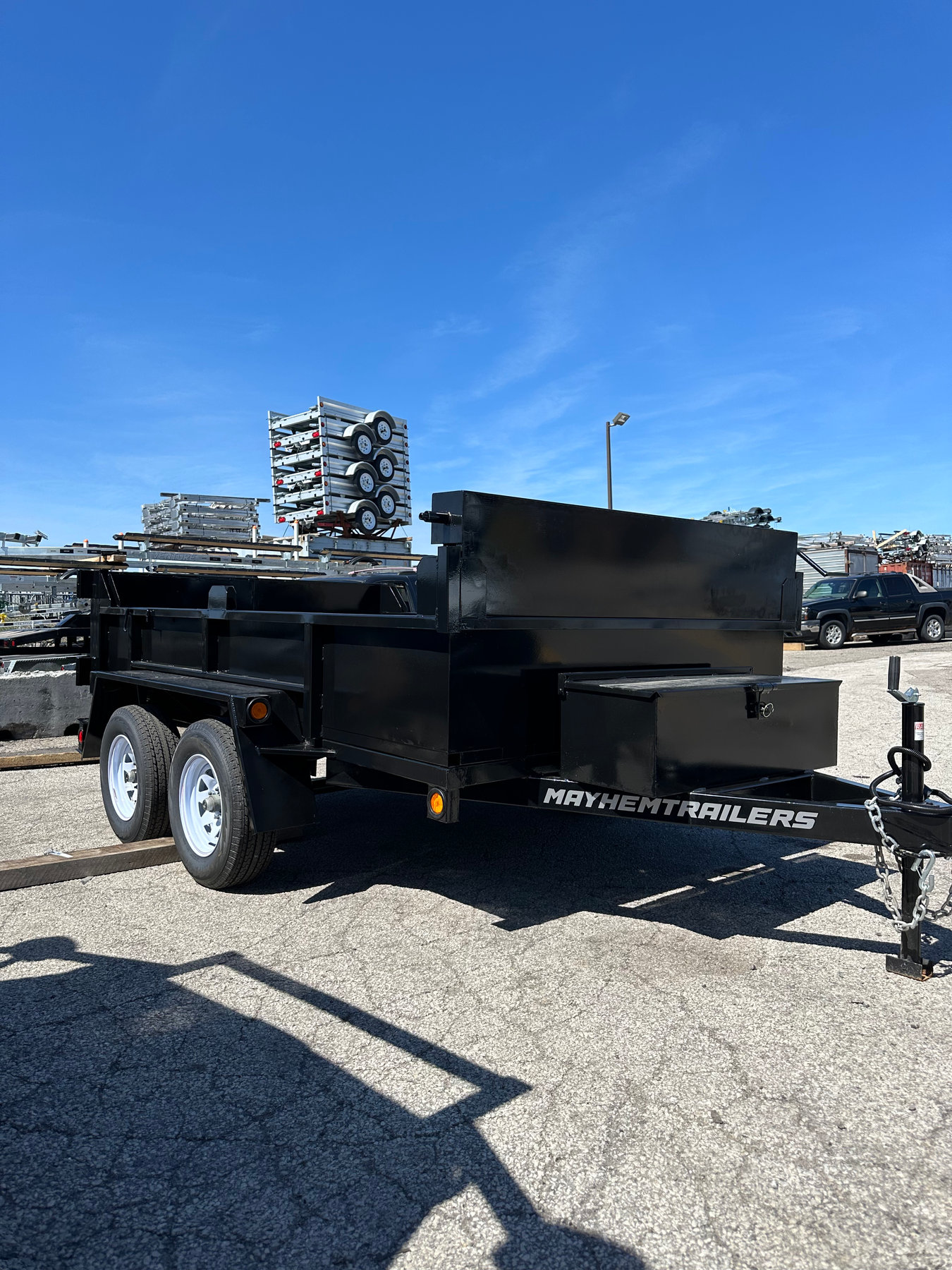 6'x 10' SCISSOR LIFT DUMP TRAILER (3.5 TON) - DTS610T3 photo 2