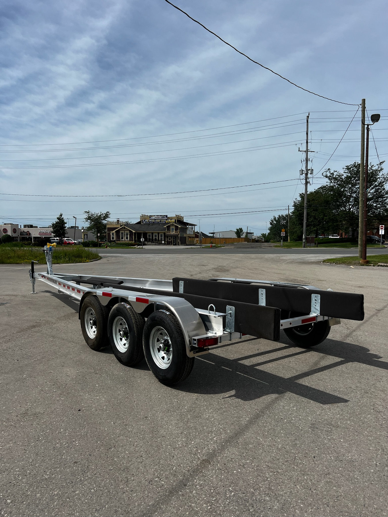 21,000lb Aluminum Boat Trailer 28-35ft Tri Axle photo 4