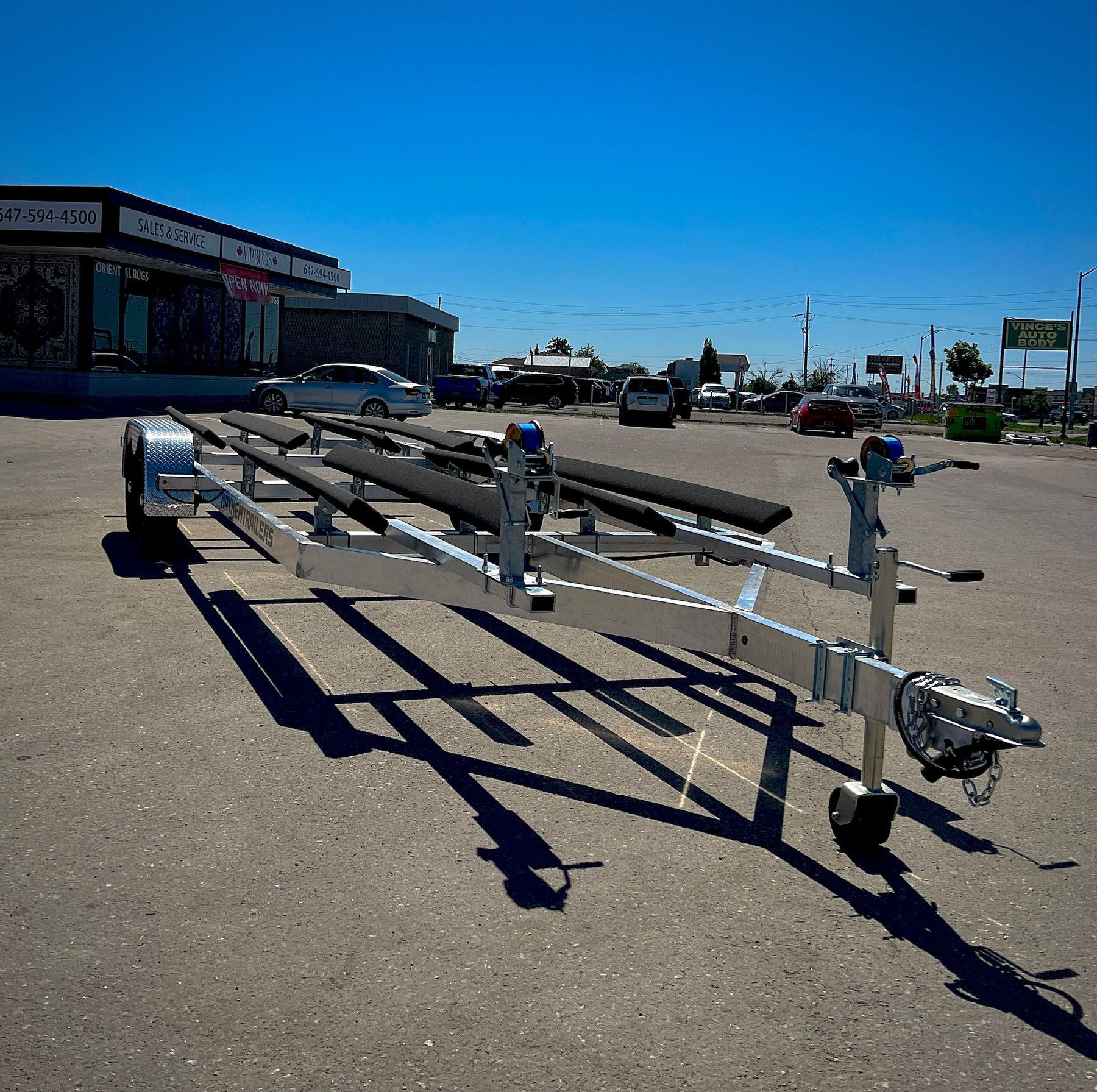 ALUMINUM 4 PLACE PWC/ SEADOO TRAILER photo 2