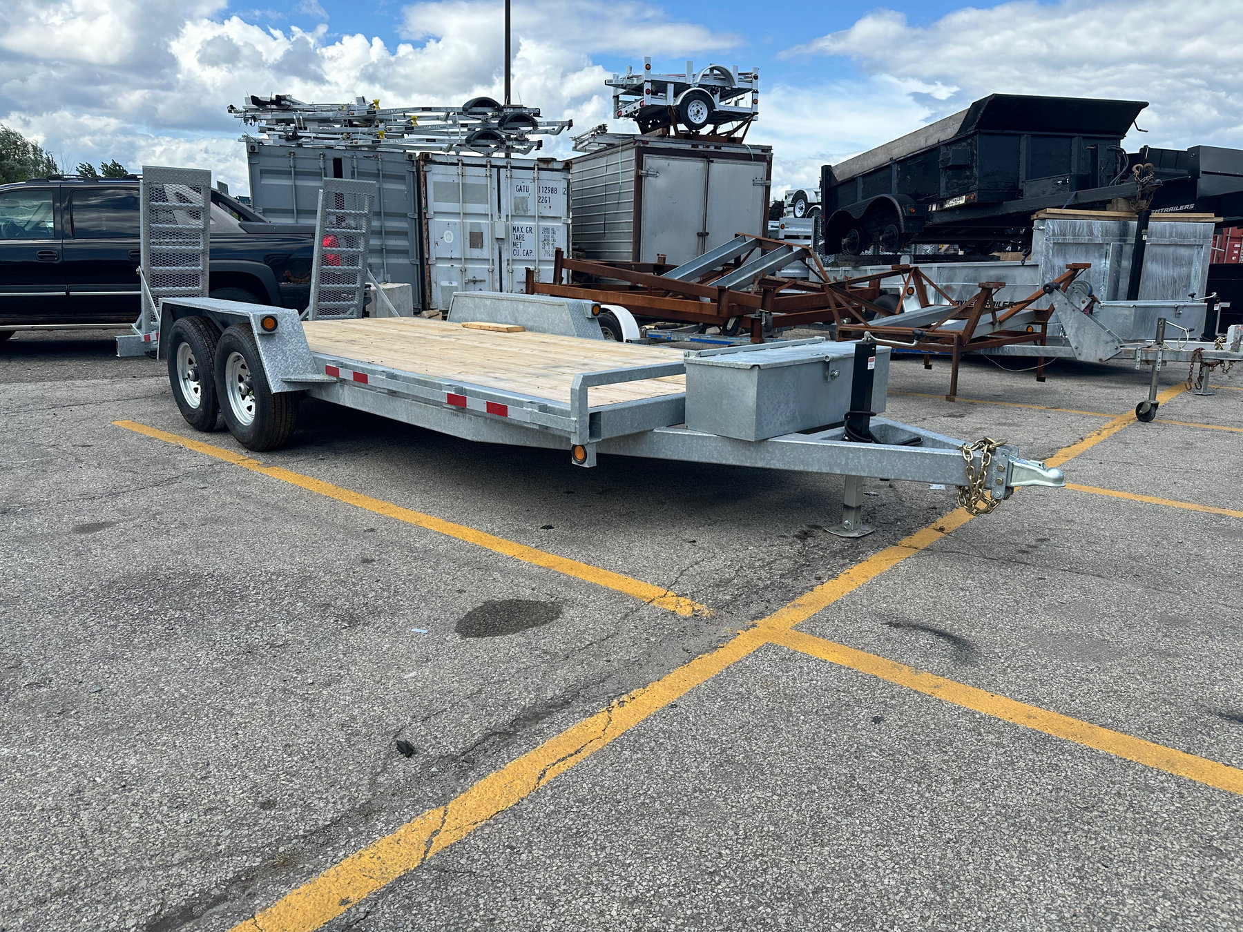 6.5 x 18 7 Ton Equipment Hauler Tandem 7,000lb Axles photo 2