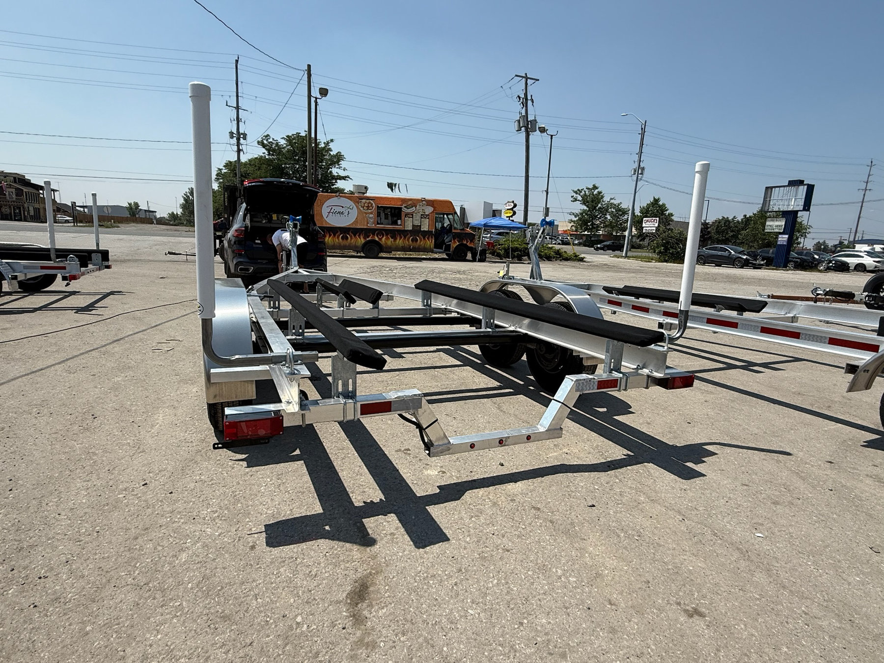 7,000lb Tandem Alumimum Wake / Ski Boat Trailer with Notch photo 3