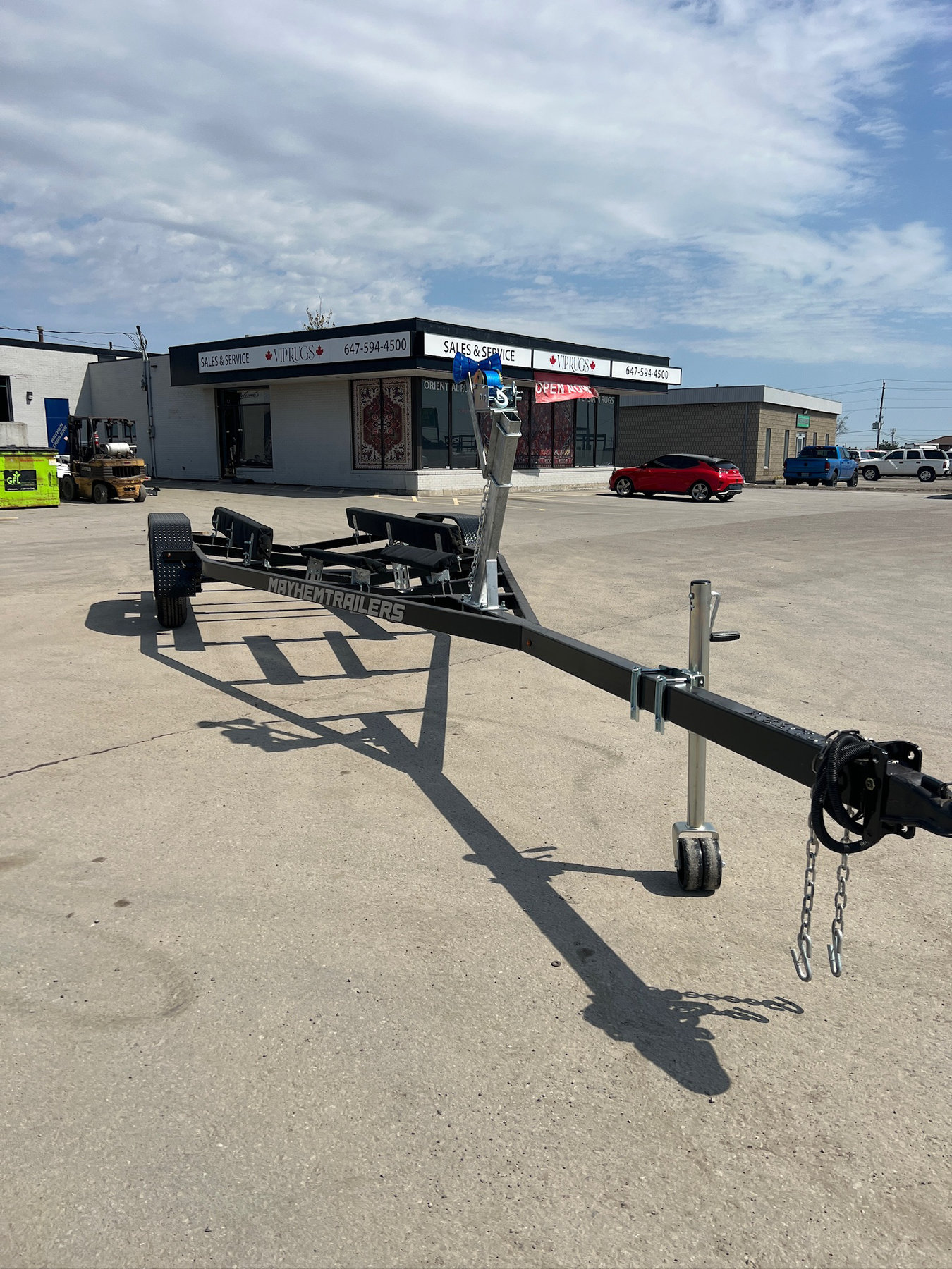 20'-28' 7000LB STEEL BOAT TRAILER photo 2