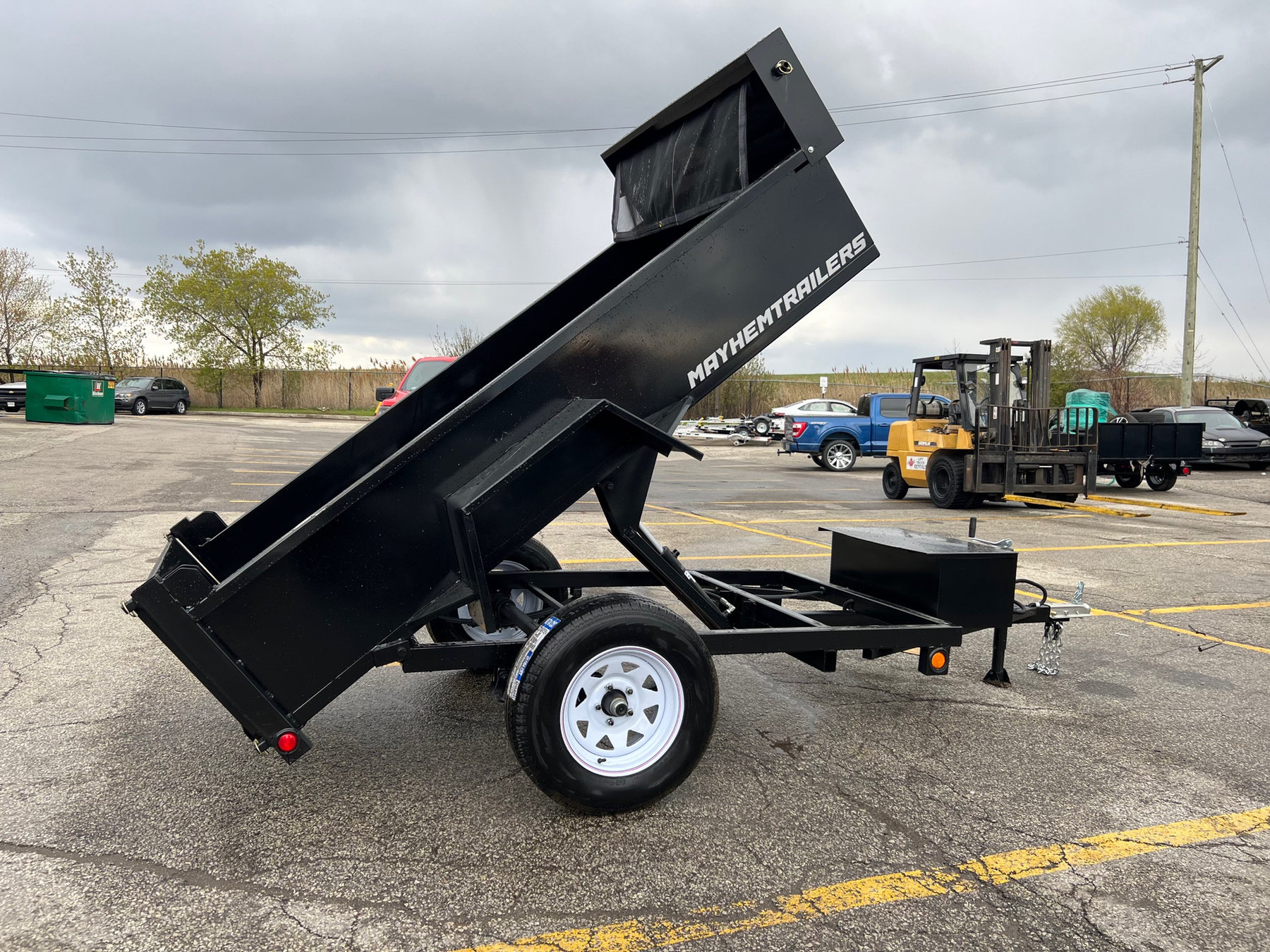 4'x 8' MINI DUMP TRAILER - MD483 photo 1